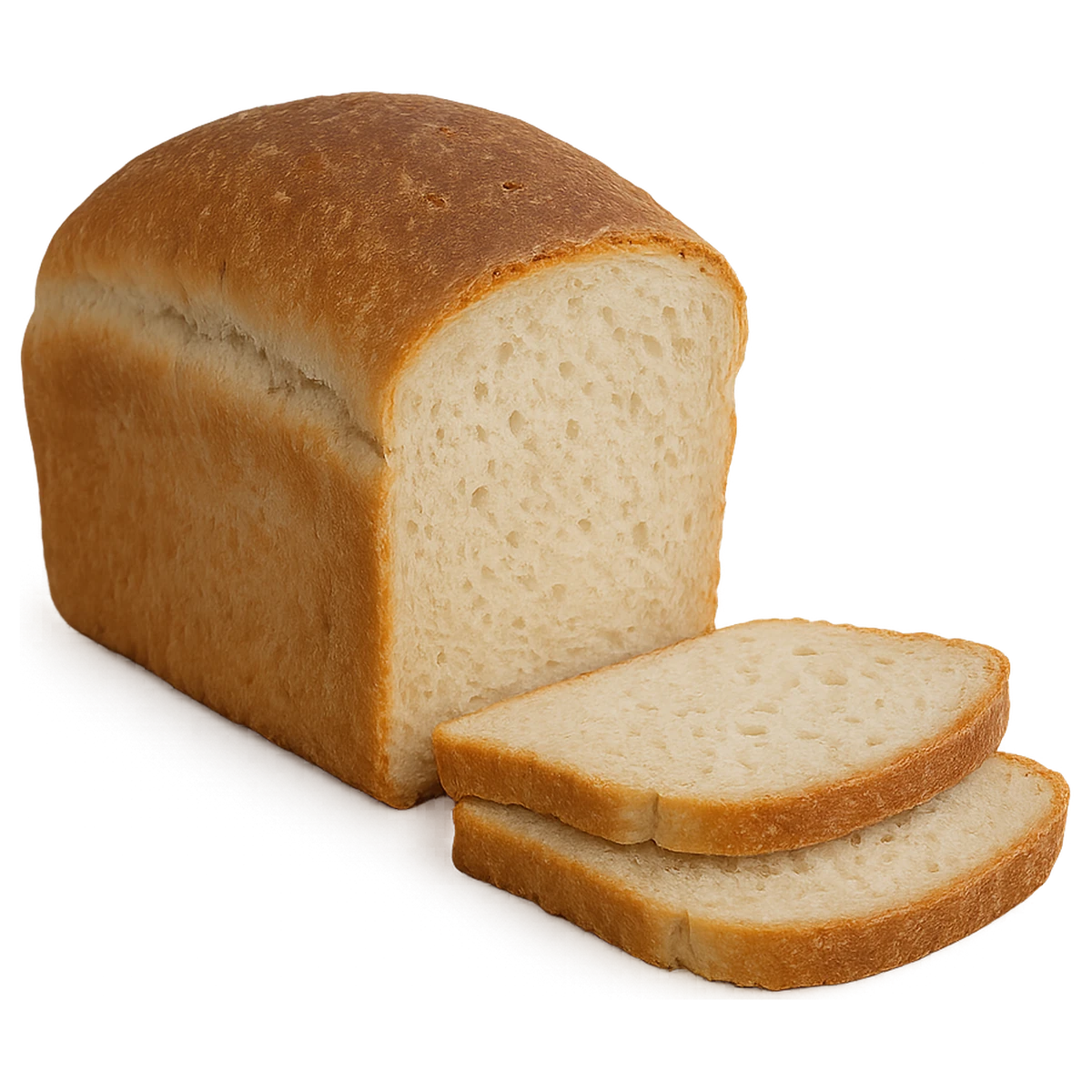 Pane in cassetta bianco